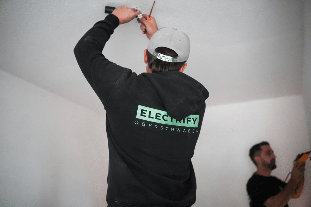 Sanierung an der Decke